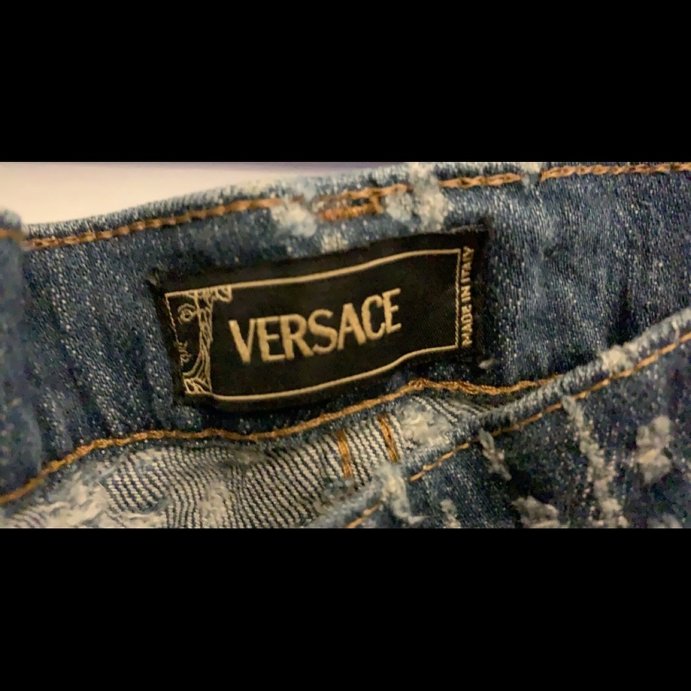 Versace Distressed Jeans - Picture 3 of 7